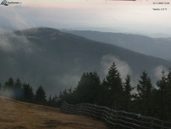 Lysá hora, pohled na východ