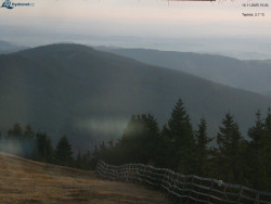 Lysá hora, pohled na východ