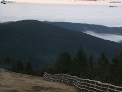 Lysá hora, pohled na východ