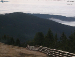 Lysá hora, pohled na východ