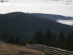 Lysá hora, pohled na východ