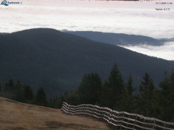 Lysá hora, pohled na východ