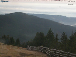 Lysá hora, pohled na východ