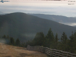 Lysá hora, pohled na východ