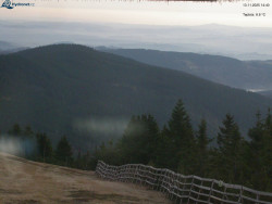 Lysá hora, pohled na východ