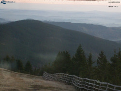 Lysá hora, pohled na východ