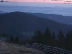 Lysá hora, pohled na východ