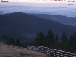 Lysá hora, pohled na východ