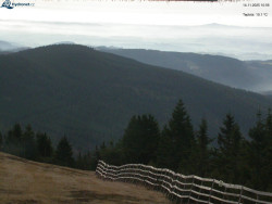 Lysá hora, pohled na východ