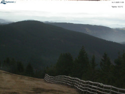 Lysá hora, pohled na východ