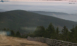 Lysá hora, pohled na východ