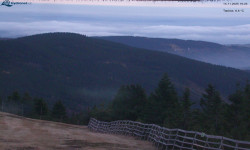 Lysá hora, pohled na východ