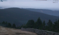 Lysá hora, pohled na východ