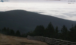 Lysá hora, pohled na východ