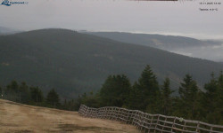 Lysá hora, pohled na východ