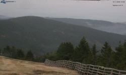 Lysá hora, pohled na východ