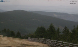 Lysá hora, pohled na východ