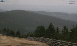 Lysá hora, pohled na východ