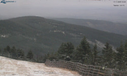 Lysá hora, pohled na východ