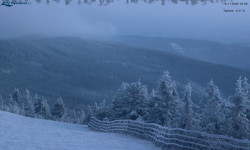 Lysá hora, pohled na východ