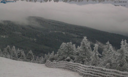 Lysá hora, pohled na východ