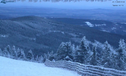 Lysá hora, pohled na východ