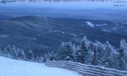 Lysá hora, pohled na východ