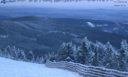 Lysá hora, pohled na východ