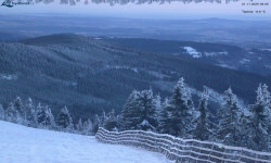 Lysá hora, pohled na východ