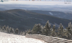 Lysá hora, pohled na východ