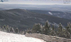 Lysá hora, pohled na východ