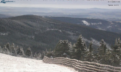 Lysá hora, pohled na východ