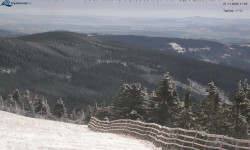 Lysá hora, pohled na východ