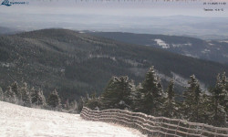 Lysá hora, pohled na východ