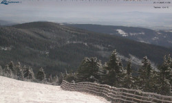 Lysá hora, pohled na východ