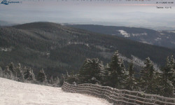 Lysá hora, pohled na východ