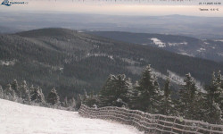 Lysá hora, pohled na východ