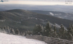 Lysá hora, pohled na východ