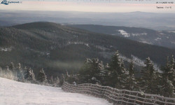 Lysá hora, pohled na východ