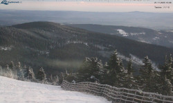 Lysá hora, pohled na východ