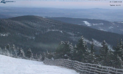 Lysá hora, pohled na východ