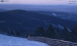 Lysá hora, pohled na východ