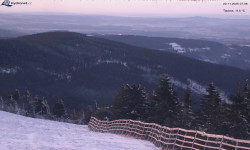 Lysá hora, pohled na východ