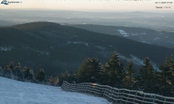 Lysá hora, pohled na východ