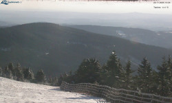 Lysá hora, pohled na východ