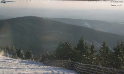 Lysá hora, pohled na východ