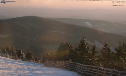 Lysá hora, pohled na východ