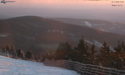 Lysá hora, pohled na východ