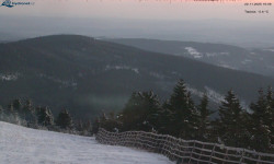 Lysá hora, pohled na východ