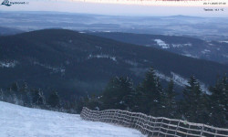 Lysá hora, pohled na východ